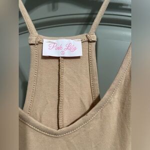 Pink Lily jumpsuit, size small, over sized, lots of stretch